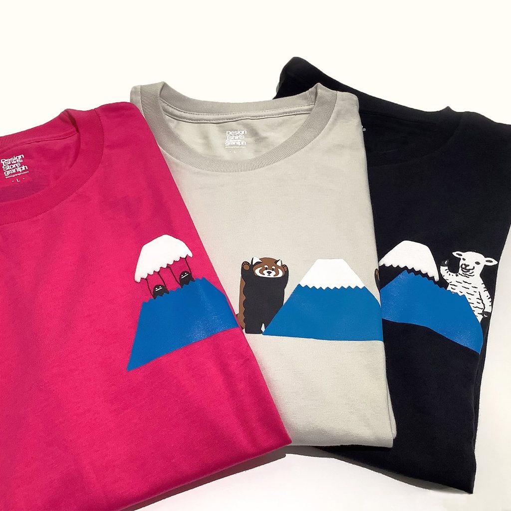 限定デザインTシャツ　グラニフ　御殿場のお土産